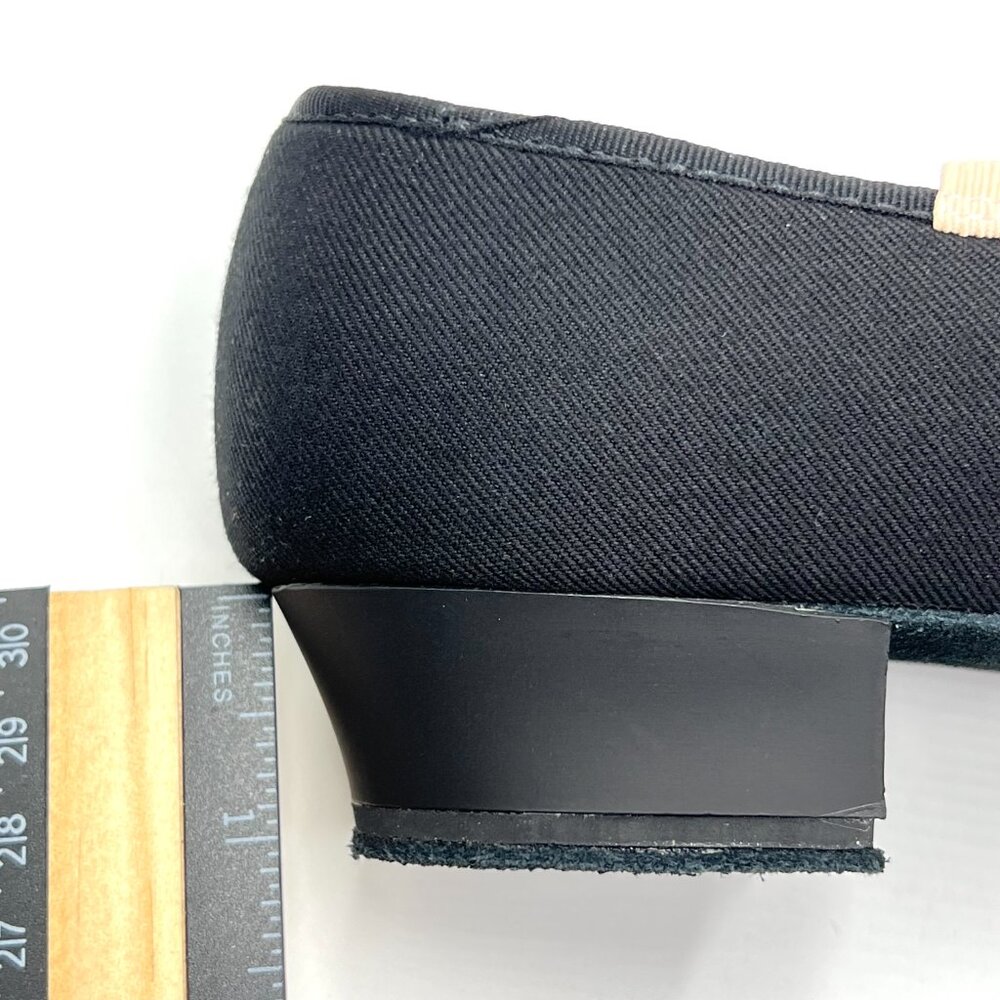 Bloch Womens Size‎ 7.5 S0326L Accent Black Canvas Dance Heels Shoes - Picture 14 of 14